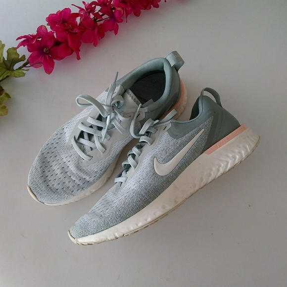 Nike Shoes - Nike Odyssey Gray Pink Running Shoes Size 7.5